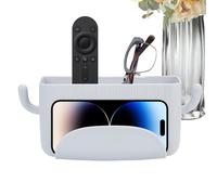 Wall Storage Organizer, Adhesive Storage Box with Hook & Strong Weight Capacity Holder, Space-Saving Wall Mounted Organizer for Dorm Room, Shower, Pantry, Bathroom, Kitchen and Home Organization