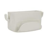 Wall Storage Organizer, Adhesive Storage Box with Hook & Strong Weight Capacity Holder, Space-Saving Wall Mounted Organizer for Dorm Room, Shower, Pantry, Bathroom, Kitchen and Home Organization