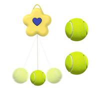 Wall Tenis Trainer Rebound Ball,Tennis Wall Trainer Rebound Ball - Pelota reflectora de altura ajustable sin taladrar | Elástica para entrenador de tenis de pared para familia, amigos, niños, Navidad