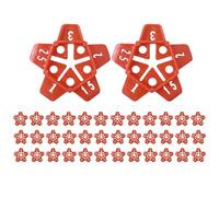Wall Tiles Gap Locator, 50 piezas Azulejos Positioning Tools, 1,38 x 1,38 pulgadas Anti Slip Floor Spacer Kit for Accurate Alineation in Bathroom, Living Room, Renovation Improvement Projects