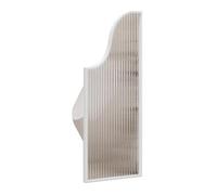 Wall Urinal Partit - Separador de inodoro para hombre, panel para baño de hotel, color blanco (40 x 160 cm), fácil de instalar