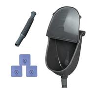 Wall Urinal with Lid, Odorless Wall Mounted Urine Separator Toilet, Compact Space-Saving Male Urinals for Boys, Men, Home Bathroom, Dorm Room, Motorhome, Outdoor Garden, Garage, RV Camping Use