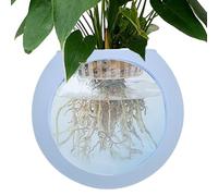 Wall Vases for Flowers, Strong Adhesive Vase Plant Pot, Silicone Globe Flower Bowl for Terrarium Air Plants, Wall-Mounted Fish Tank Holder, Decorative Planter for Home and, 11.9x10.7x6.9cm