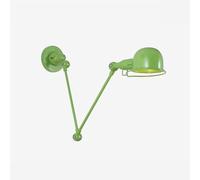 Wall Wall Lamp Fixture Reading Ligh Indoor Industrial Cantilever Swing Arm Retro Metal with Retractable, Adjustable Multi-Angle for Bedroom Aisle Loft/Red(Green)