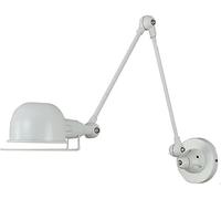 Wall Wall Lamp Fixture Reading Ligh Indoor Industrial Cantilever Swing Arm Retro Metal with Retractable, Adjustable Multi-Angle for Bedroom Aisle Loft/Red(White)