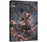 wall26 Canvas Print Wall Art Departure of The Witches by Luis Falero People Cultural Illustrations Fine Art Traditional Scenic Dramatic Mult