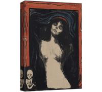wall26 Canvas Print Wall Art Madonna by Edvard Munch People Historic Illustrations Fine Art Traditional Scenic Colorful Dark for Living Room