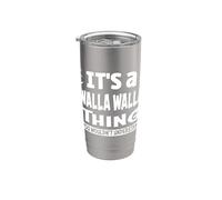 Walla walla Trip Lover Cosa que no entenderías Vaso térmico de acero inoxidable de doble pared