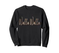 Walla Walla Washington Diseño Elegante Vintage Sudadera