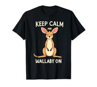 Wallaby Australian Wildlife Marsupial Nature Explorer Diseño Camiseta