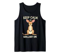 Wallaby Australian Wildlife Marsupial Nature Explorer Diseño Camiseta sin Mangas