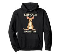 Wallaby Australian Wildlife Marsupial Nature Explorer Diseño Sudadera con Capucha