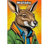 Wallaby Coloring Book for Kids: Fun & Easy Australian Animal Art! (WILDLIFE COLORING BOOKS)