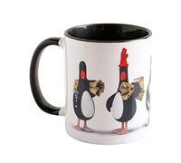 Wallace and Gromit Feathers McGraw Line Up Mug With Black Handle