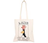 Wallace and Gromit Feathers Mcgraw Wanted Poster Tote Bag