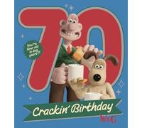Wallace & Gromit - Tarjeta de cumpleaños de 70 años, tarjeta de 70 cumpleaños para amantes de Wallace y Gromit, para él, ella, hermana, hermano