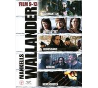 Wallander Series 9-13 - 5-DVD Box Set ( Täckmanteln / Luftslottet / Blodsband / Jokern / Hemligheten ) ( Wallander 9 - The Container Lorry / Wallander 10 - The Castle Ruins / Wallander 11 - The Black King / Wallander 12 - The Joker / Wallan