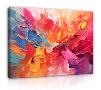 WallArena - Cuadros en lienzo - Abstracto, 120x80 cm - Imagen sobre lienzo - Cuadro de pared XXL grande - Cuadros de pared para salon y dormitorio - para salon modernos impresion artistica