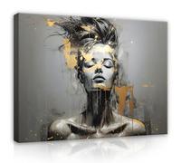 WallArena - Cuadros en lienzo - Abstracto, 120x80 cm - Imagen sobre lienzo - Cuadro de pared XXL grande - Cuadros de pared para salon y dormitorio - para salon modernos impresion artistica