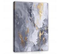 WallArena - Cuadros en lienzo - Abstracto, 80x120 cm - Imagen sobre lienzo - Cuadro de pared XXL grande - Cuadros de pared para salon y dormitorio - para salon modernos impresion artistica