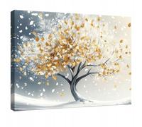WallArena - Cuadros en lienzo - Árbol, 120x80 cm - Imagen sobre lienzo - Cuadro de pared XXL grande - Cuadros de pared para salon y dormitorio - para salon modernos impresion artistica