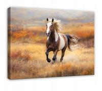 WallArena - Cuadros en lienzo - Caballo, 100x70 cm - Imagen sobre lienzo - Cuadro de pared XXL grande - Cuadros de pared para salon y dormitorio - para salon modernos impresion artistica