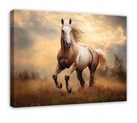WallArena - Cuadros en lienzo - Caballo, 40x30 cm - Imagen sobre lienzo - Cuadro de pared XXL grande - Cuadros de pared para salon y dormitorio - para salon modernos impresion artistica