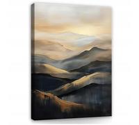 WallArena - Cuadros en lienzo - Montañas, 70x100 cm - Imagen sobre lienzo - Cuadro de pared XXL grande - Cuadros de pared para salon y dormitorio - para salon modernos impresion artistica
