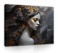 WallArena - Cuadros en lienzo - Mujer, 100x75 cm - Imagen sobre lienzo - Cuadro de pared XXL grande - Cuadros de pared para salon y dormitorio - para salon modernos impresion artistica