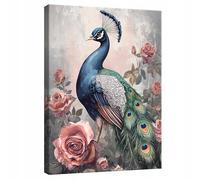 WallArena - Cuadros en lienzo - Pájaro, 80x120 cm - Imagen sobre lienzo - Cuadro de pared XXL grande - Cuadros de pared para salon y dormitorio - para salon modernos impresion artistica