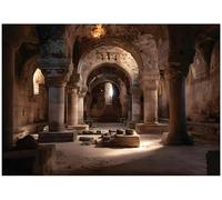 WallArena - Fotomural de vellon - Fotomurales - Papeles pintados - para salon y dormitorio - Papel pintado de vellon mural de pared efecto 3D - in ola