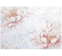 WallArena - Fotomural de vellon Nenúfar, Flores, 250x175 cm - Fotomurales - Papeles pintados - para salon y dormitorio - Papel pintado de vellon mural de pared efecto 3D - in ola - Botánico