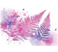 WallArena Papel pintado fotográfico de fieltro - hojas - 200 x 140 cm - Fotomurales - Papel pintado - para salón dormitorio - Papel pintado de pared efecto 3D - Incluye cola - Flores