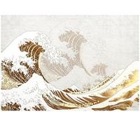 WallArena - Papel pintado fotográfico de fieltro La Gran Ola de Kanagawa 150 x 105 cm - Fotomurales - Papel pintado - para salón dormitorio - Papel pintado no tejido Papel pintado de pared efecto 3D