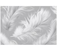 WallArena Papel pintado fotográfico de fieltro, plumas, 150 x 105 cm, papel pintado fotográfico para salón, dormitorio, papel pintado con efecto 3D, incluye pegamento