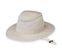 Wallaroo Hat Company Sombrero Summit Sun para hombre, protección solar UPF 50+, ala ancha, plegable, correa de barbilla y tamaño ajustable, Piedra, Large/X-Large