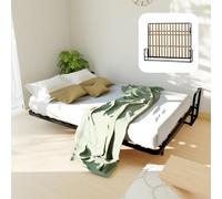 Wallbedking Cama Abatible Clásica Horizontal 200x160 - Mecanismo Pistón a Gas, Soporta hasta 350kg, Diseño Ahorro de Espacio, Fácil Ensamblaje, Compatible con Colchones Estándar (hasta 30cm)