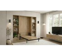 Wallbedking Cama abatible Morphy Classic - Sistema Multifuncional Modular SizeFlex y TypeFlex, Cama abatible Ahorra Espacio y Extensible con módulos de sofá (100x200, Vertical)