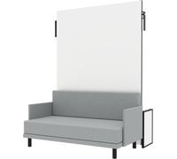Wallbedking Morphy Studio Cama Abatible con Sofá Vertical - Sistema Modular de Ahorro de Espacio (140x190 cm)