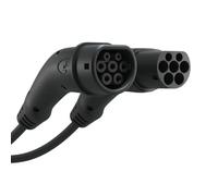 Wallbox Cable de Carga para Coches eléctricos, Tipo 2 a Tipo 2: 22 kW de Potencia, 5 m de Longitud, Modo 3, protección IP44, CA monofásica y trifásica