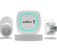 Wallbox Kit Pulsar Plus (Cargador de vehículo eléctrico, medidor de Potencia y Cable Dock) 22 kW, 5 m, T2 Blanco