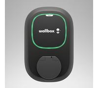 Wallbox Pulsar Max - Cargador de vehículo eléctrico, 7,4 kW, Tipo 2, Wi-Fi, Bluetooth, OCPP, protección de puesta a tierra, toma (con obturador), diseño fácil de instalar, compatible con Google Home y