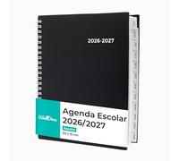 WallDeca Planificador Académico 2026-2027, Agenda Diaria, Semanal y Mensual, Julio 2026-Junio 2027, Páginas de Notas, Doble Espiral, 20 × 15 cm (en Español)