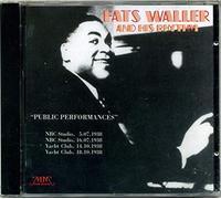 Waller, Fats - Public Performances 1938