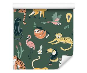 WALLERO Decoración de Pared, Animales salvajes, 50 x 1000 cm