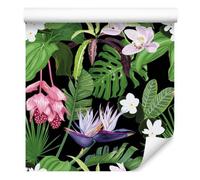 WALLERO Decoración de Pared, Hojas de palmeras exóticas, 50 x 1000 cm