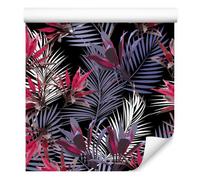 WALLERO Decoración de Pared, Hojas de palmeras exóticas, 50 x 1000 cm