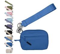 Wallet 2nd Gen, Billeteras para Mujer,Diga adiós a Las Carteras voluminosas, Mucho Espacio de Almacenamiento,Billetera Llavero de Nailon Impermeable para Mujer, la elección Ideal (Azul Oscuro)
