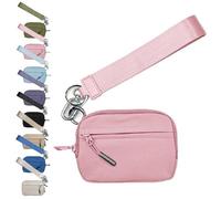 Wallet 2nd Gen, Billeteras para Mujer,Diga adiós a Las Carteras voluminosas, Mucho Espacio de Almacenamiento,Billetera Llavero de Nailon Impermeable para Mujer, la elección Ideal (Rosa)