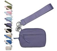 Wallet 2nd Gen, Billeteras para Mujer,Diga adiós a Las Carteras voluminosas, Mucho Espacio de Almacenamiento,Billetera Llavero de Nailon Impermeable para Mujer, la elección Ideal (Morado)